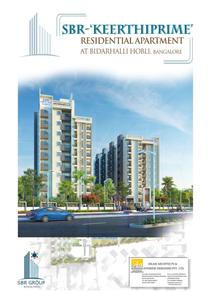 Image of 1569 Sq.ft 3 BHK Apartment / Flat for sale in SBR Keerthiprime, Sannatammanahalli, Bengaluru for Rs. 14600000