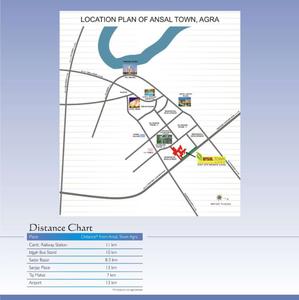 Image of 142 Sq.ft Residential Plot / Land for sale in Ansal Town Agra, Jaipuria, Agra for Rs. 6900000