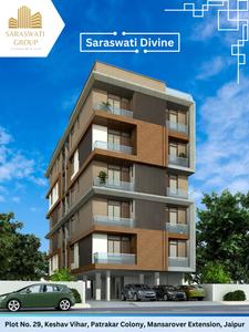 Image of 1580 Sq.ft 3 BHK Apartment / Flat for sale in Saraswati Divine, Mansarovar Extension, Jaipur for Rs. 6200000