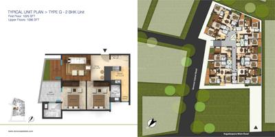 Image of 1919 Sq.ft 3 BHK Apartment / Flat for sale in Versova Sky, Kaggadasapura, Bengaluru for Rs. 28500000