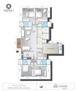Image of 5400 Sq.ft 8 BHK Apartment / Flat for sale in S Raheja Natraj, Khar West, Mumbai for Rs. 340000000