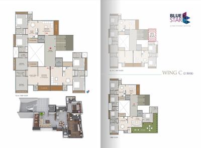 Image of 2250 Sq.ft 3 BHK Apartment / Flat for sale in Life Style Blue Star, Rander, Surat for Rs. 22000000