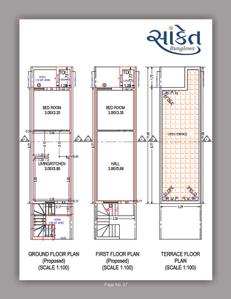 Image of 5958 Sq.ft 3 BHK Duplex for sale in Balaji Land Sanket Bunglows, Swati Park, Rajkot for Rs. 5851000