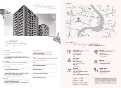 Image of 2400 Sq.ft 3 BHK Apartment / Flat for sale in Om Atharva Elanza, PDPU Road, Gandhinagar for Rs. 11300000