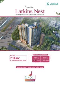 Image of 600 Sq.ft 1 BHK Apartment / Flat for sale in Larkins Nest, Kasarvadavali, Thane for Rs. 7500000