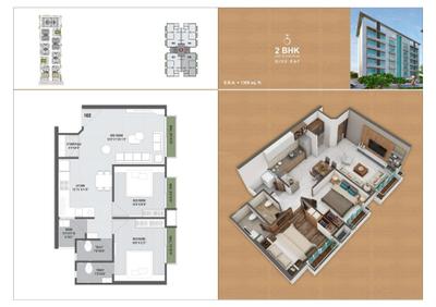 Image of 1700 Sq.ft 3 BHK Apartment / Flat for sale in Sundaram Residency, Bholav, Bharuch for Rs. 6500000