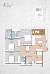 Image of 2300 Sq.ft 3 BHK Apartment / Flat for sale in Haridev Aatreya, Sargasan, Gandhinagar for Rs. 10000000