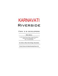 SB Karnavati Riverside Brochure 6