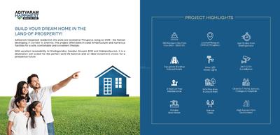 Image of 1900 Sq.ft Residential Plot / Land for sale in Adityaram Happinest, Kelambakkam, Chennai for Rs. 6600000