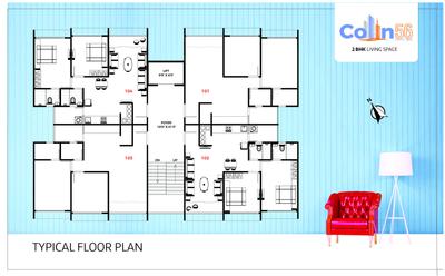 Image of 1350 Sq.ft 2 BHK Apartment / Flat for sale in Colin 56, Motera, Ahmedabad for Rs. 6500000