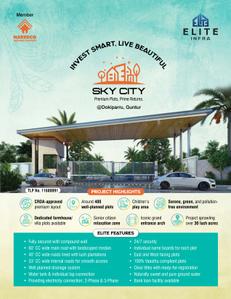 Image of 1800 Sq.ft Residential Plot / Land for sale in Elite Sky City, Dokiparru, Guntur for Rs. 3600000