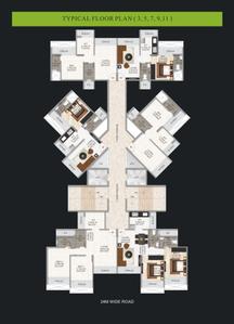 Image of 560 Sq.ft 1 BHK Apartment / Flat for sale in Gurukrupa Tulsi Heights, Ulwe, Navi Mumbai for Rs. 7500000