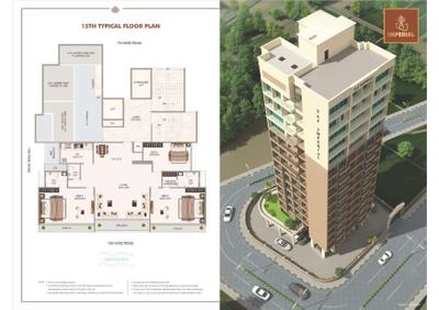Image of 1262 Sq.ft 2 BHK Apartment / Flat for sale in Taj Imperial, Ulwe, Navi Mumbai for Rs. 17500000