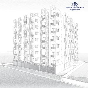 Image of 730 Sq.ft 2 BHK Apartment / Flat for sale in Ripam Residency, New Ranip, Ahmedabad for Rs. 3500000