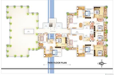 Image of 1500 Sq.ft 3 BHK Apartment / Flat for sale in Monarch Height 5, Besa, Nagpur for Rs. 6300000