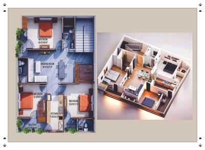 Image of 1535 Sq.ft 3 BHK Apartment / Flat for sale in Way Jovian Luxury Homes, Bamheta, Ghaziabad for Rs. 12000000