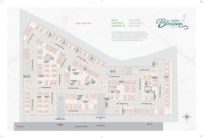 Image of 1360 Sq.ft 2 BHK Apartment / Flat for sale in Gauthami Green Blossoms, Kokapet, Hyderabad for Rs. 13000000