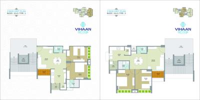 Image of 1413 Sq.ft 2 BHK Apartment / Flat for sale in Vihaan Nirvana, Sargasan, Gandhinagar for Rs. 7000000