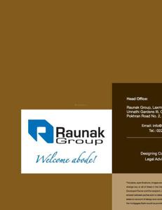 Image of 950 Sq.ft 2 BHK Apartment / Flat for sale in Raunak Unnathi Woods Phase VI F1, Kasarvadavali, Thane for Rs. 9000000