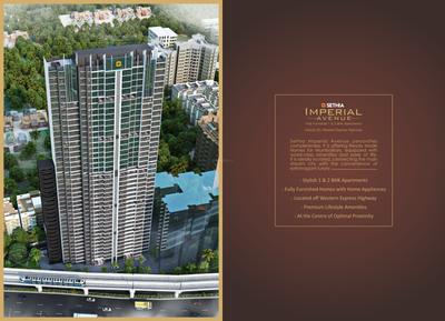 Image of 500 Sq.ft 1 BHK Apartment / Flat for sale in Sethia Imperial Avenue, Malad East, Mumbai for Rs. 8700000