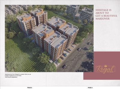 Image of 1125 Sq.ft 2 BHK Apartment / Flat for sale in Royal Riviera, Lambha, Ahmedabad for Rs. 3350000