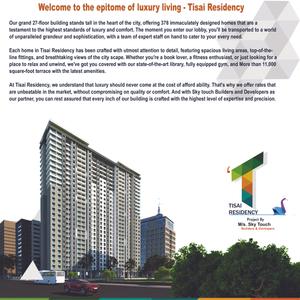 Image of 685 Sq.ft 1 BHK Apartment / Flat for sale in Sky Tisai Residency, Kalyan East, Kalyan for Rs. 4299000