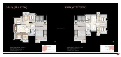 Image of 550 Sq.ft 1 BHK Apartment / Flat for sale in Jewel Crest, Mahim, Mumbai for Rs. 24000000