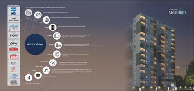 Image of 1100 Sq.ft 3 BHK Apartment / Flat for sale in Roongta Meridian, Sadguru Nagar, Nashik for Rs. 7000000