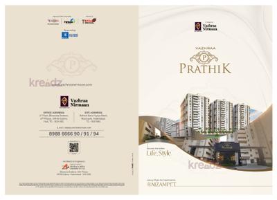 Image of 1760 Sq.ft 3 BHK Apartment / Flat for sale in Vazhraa Prathik, Nizampet, Hyderabad for Rs. 14500000