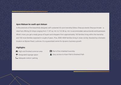 Eldeco Shaurya Arcade Brochure 4