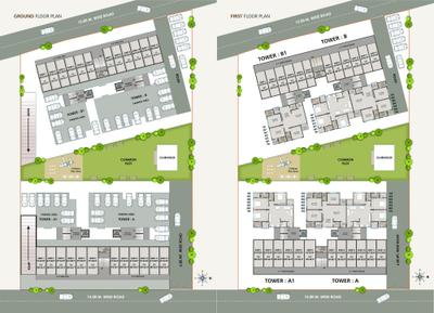 Image of 1050 Sq.ft 3 BHK Apartment / Flat for sale in Shree Radhe Shyam Elite, Bhayli, Vadodara for Rs. 4500000