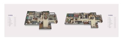 Image of 1002 Sq.ft 2 BHK Apartment / Flat for sale in D R Bhondve Dhra Icon, Ravet, Pune for Rs. 6898000