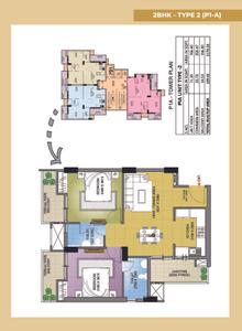 Image of 1900 Sq.ft 3 BHK Apartment / Flat for sale in SLF Anushree Apartments, Sector 75, Faridabad for Rs. 14000000