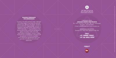 Image of 1056 Sq.ft 2 BHK Apartment / Flat for sale in Zonasha Vista by Zonasha Estates and Project, Harlur, Bengaluru for Rs. 12800000