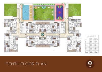Image of 1865 Sq.ft 3 BHK Apartment / Flat for sale in Rishi Shekhar Global, Nipania, Indore for Rs. 13987500