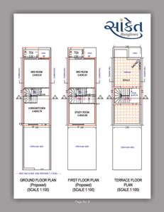 Image of 5958 Sq.ft 3 BHK Duplex for sale in Balaji Land Sanket Bunglows, Swati Park, Rajkot for Rs. 5851000