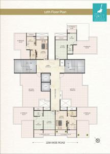 Image of 1050 Sq.ft 2 BHK Apartment / Flat for sale in Giriraj Nest, Kamothe, Navi Mumbai for Rs. 15500000