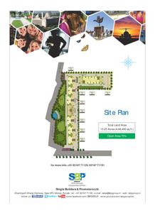 Image of 1960 Sq.ft 3 BHK Apartment / Flat for sale in SBP Southcity, Nabha, Zirakpur for Rs. 7500000