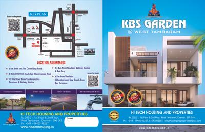 Image of 1000 Sq.ft Residential Plot / Land for sale in Hitech KBS Garden, Mannivakkam, Chennai for Rs. 4700000