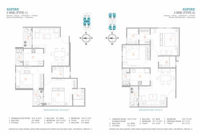 Image of 837 Sq.ft 2 BHK Penthouse for sale in HG Emerald Greens, Shekhpura, Gwalior for Rs. 4500000