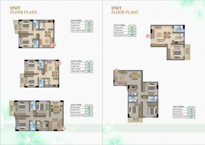 Image of 702 Sq.ft 2 BHK Apartment / Flat for sale in Roodraksh Pearl, 79 Tilla, Agartala for Rs. 4350000