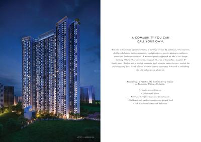 Image of 1250 Sq.ft 3 BHK Apartment / Flat for sale in Rustomjee La Familia Wing C, Thane West, Thane for Rs. 19500000
