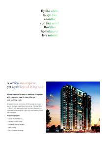 Image of 400 Sq.ft 1 BHK Apartment / Flat for sale in Vihang Vermont, Thane West, Thane for Rs. 6700000