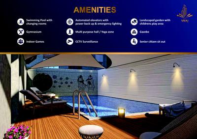 Image of 1100 Sq.ft 3 BHK Apartment / Flat for sale in Vraj GREEN LEAF EXOTICA, Bhayli, Vadodara for Rs. 6000000