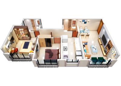 Image of 1000 Sq.ft 2 BHK Apartment / Flat for sale in Charkop 1 Abhilasha CHSL, Kandivali West, Mumbai for Rs. 12500000