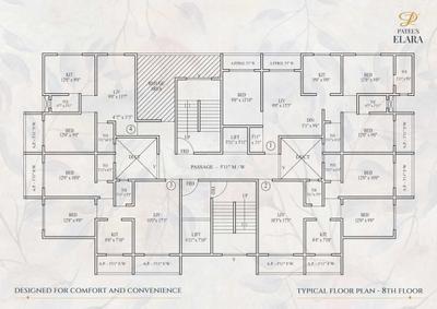 Image of 996 Sq.ft 2 BHK Apartment / Flat for sale in Patels Elara, Ambernath East, Ambernath for Rs. 3700000