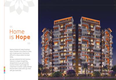 Image of 675 Sq.ft 1 BHK Apartment / Flat for sale in Simran Building No 3 Uptown Avenue, Panvel, Navi Mumbai for Rs. 6200000