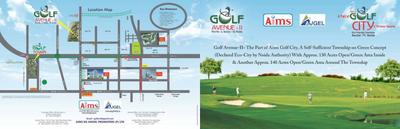 Image of 850 Sq.ft 2.5 BHK Apartment / Flat for sale in Aims Golf Avenue 2, Sector 75, Noida for Rs. 13500000