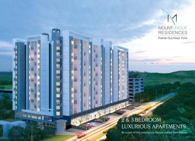 Image of 450 Sq.ft 1 BHK Apartment / Flat for sale in F5 Mount Unique B and C Wing, Baner, Pune for Rs. 6300000