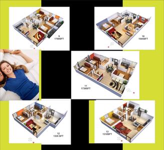 Image of 1500 Sq.ft 3 BHK Apartment / Flat for sale in Sai Sumukha Telecom Clusters, Banashankari, Bengaluru for Rs. 15500000